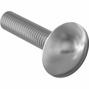 BSC PREFERRED 18-8 Stainless Steel Square-Neck Carriage Bolt M5 x 0.8 mm Thread 25 mm Long, 25PK 97248A415